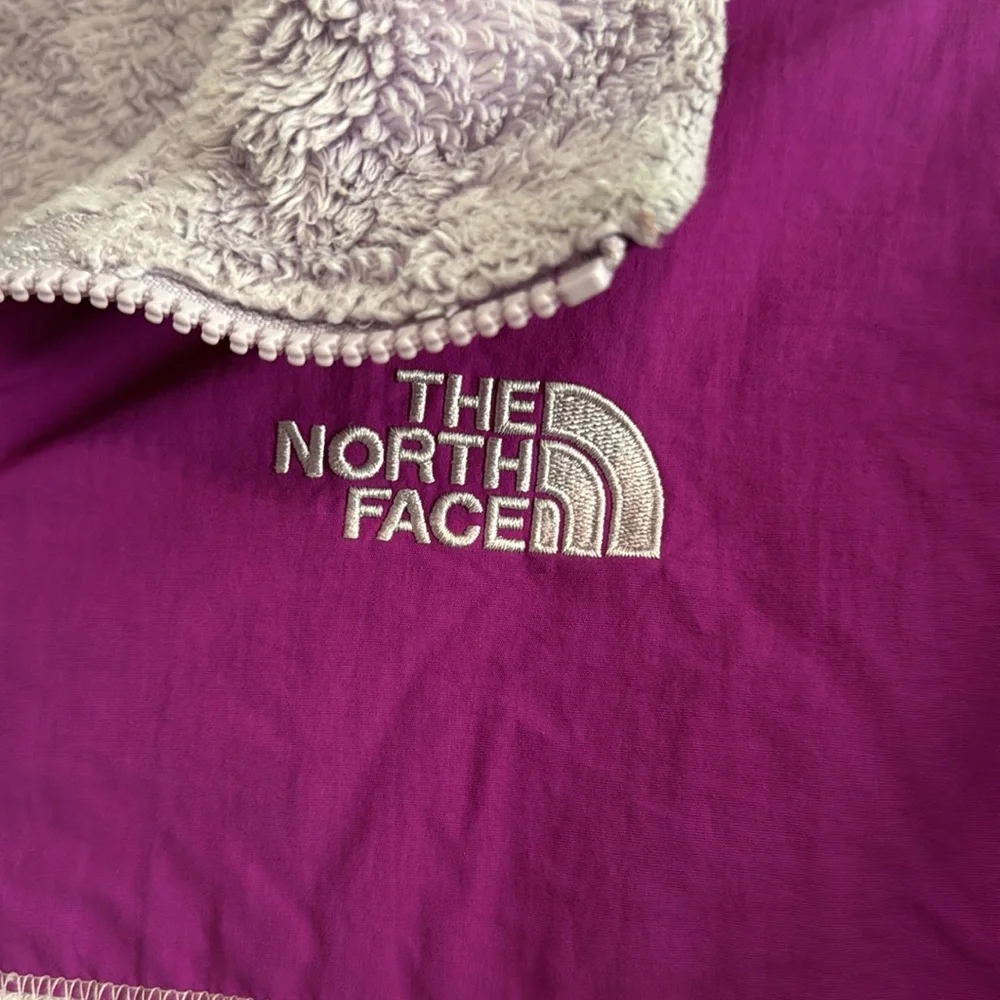 The North Face Denali‎ Youth Girls Fleece Jacket Light Purple Size Large